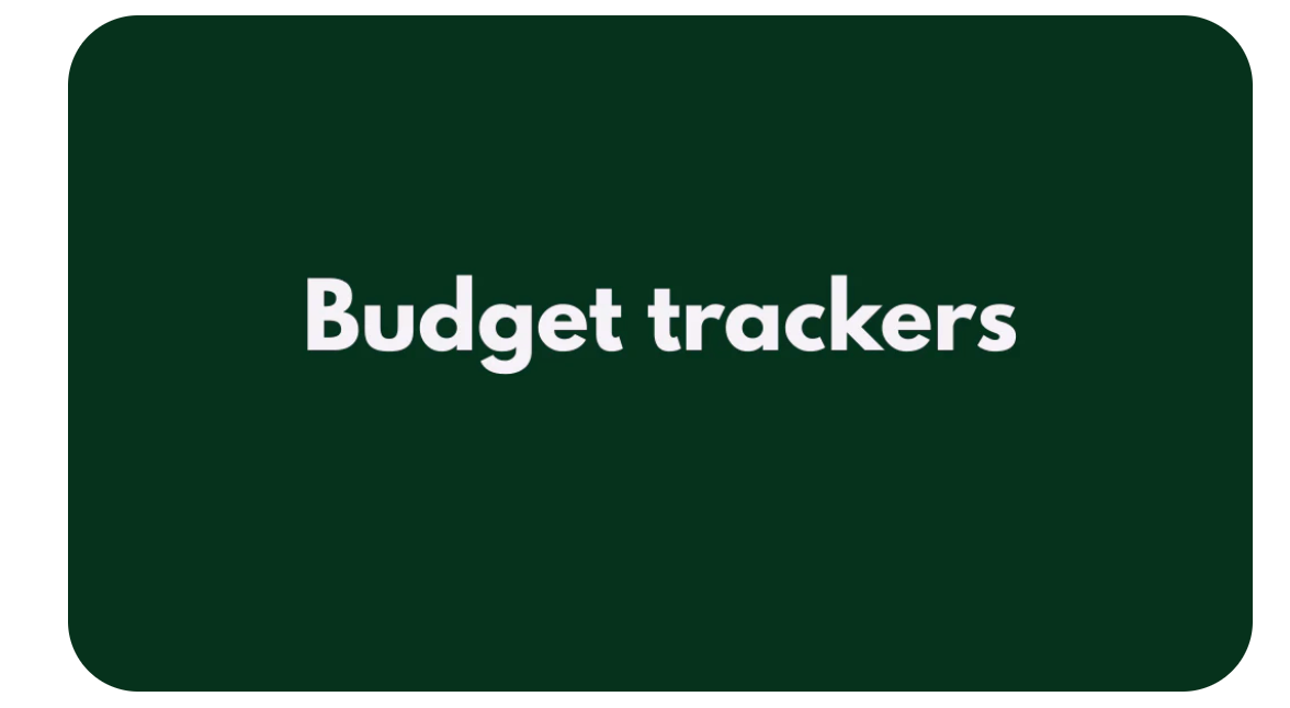 Budget Trackers
