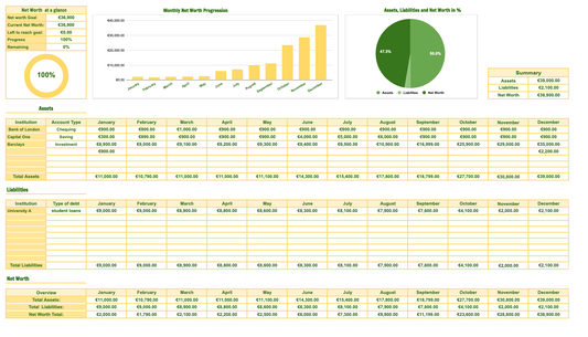 EU: Graph Net  Worth Tracker